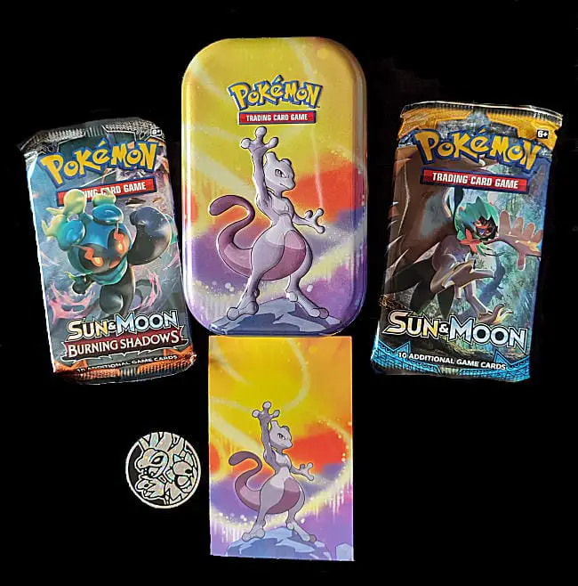 Kanto Mini Tins contents