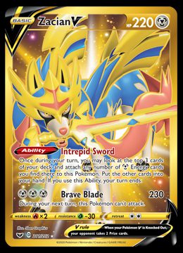 Zacian Pokédex 0888 & Card List with images - Coded Yellow