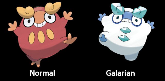 Darumaka Normal and Galarian Form