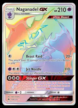 Naganadel-GX UNM 249  Pokemon TCG POK Cards