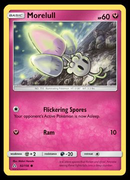 Morelull Pokédex 755 & Card List - Coded Yellow 2024