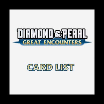 DP Great Encounters Card List