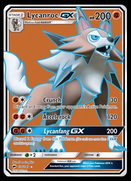 136/147 Lycanroc GX