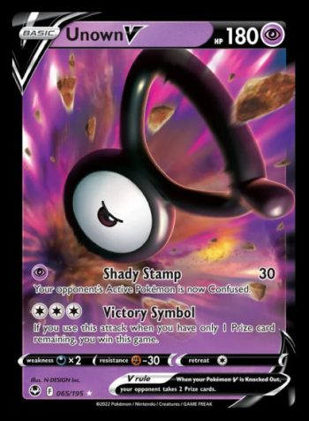 Unown V Silver Tempest