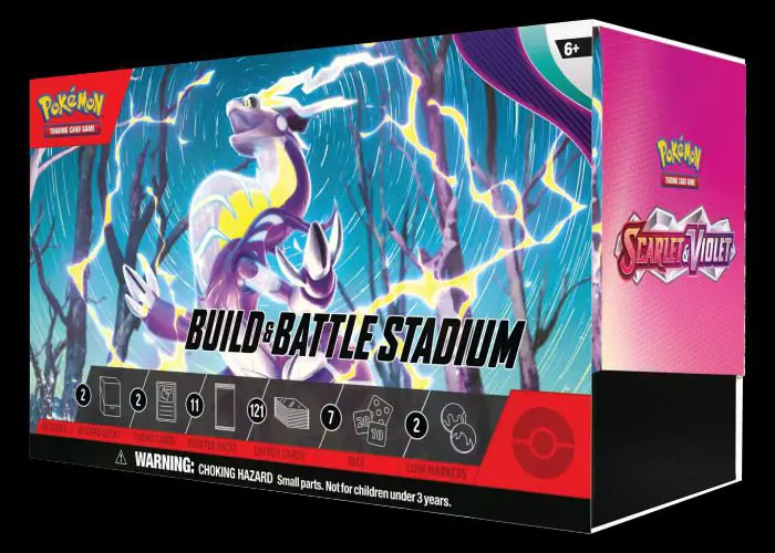 Scarlet And Violet Build And Battle Stadium - Coded Yellow