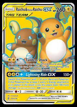 220/236 Raichu & Alolan Raichu