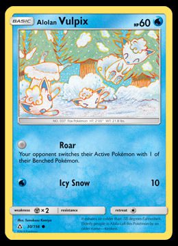 30/156 Alolan Vulpix