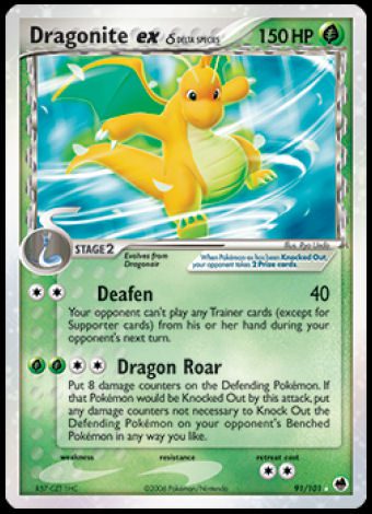 91/101 Dragonite ex