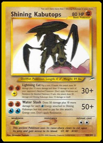 108/105 Shining Kabutops