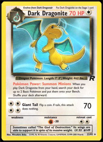 22/82 Dark Dragonite