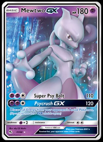 31/68 Mewtwo GX