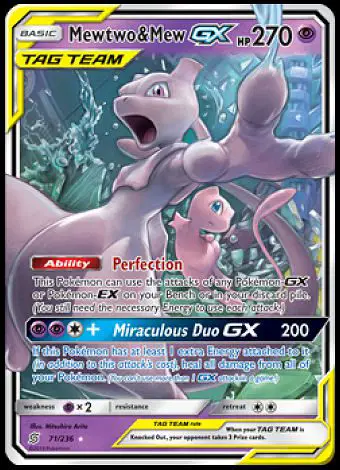 71/236 Mewtwo & Mew GX