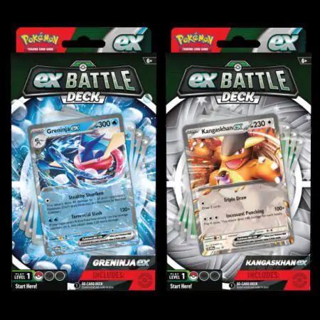 Kangaskhan ex and Greninja ex Battle Decks revealed! 