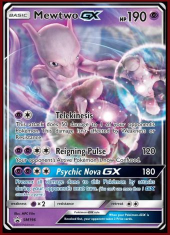 SM196 Mewtwo GX