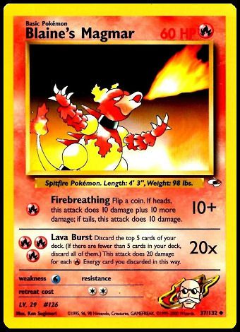 37/132 Blaine's Magmar