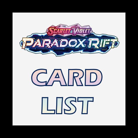 Paradox Rift Card List Complete Coded Yellow 2024