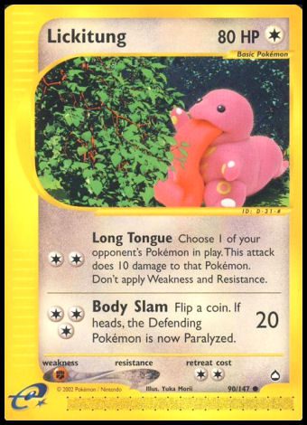 90/147 Lickitung