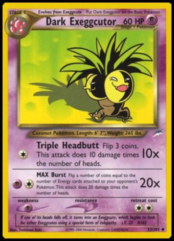 33/105 Dark Exeggutor