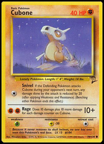 70/130 Cubone