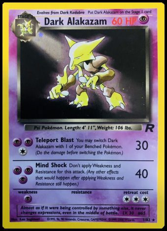 1/82 Dark Alakazam