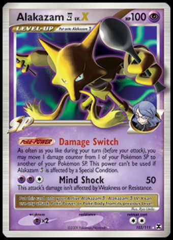 103/111 Alakazam 4 LV.X