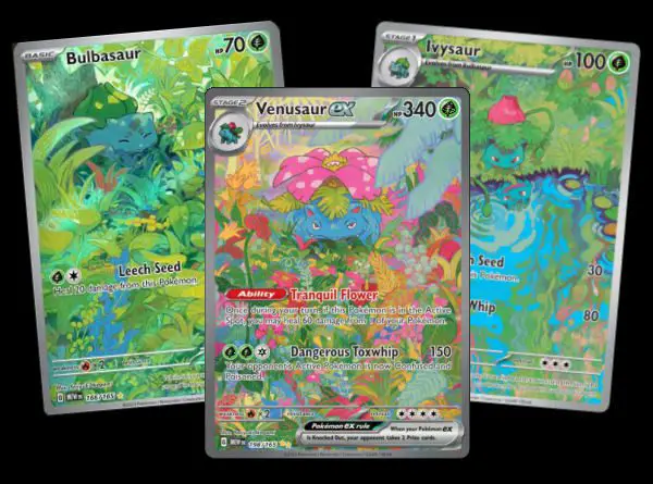 151 Bulbasaur Evolution Cards