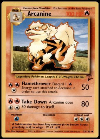 33/130 Arcanine