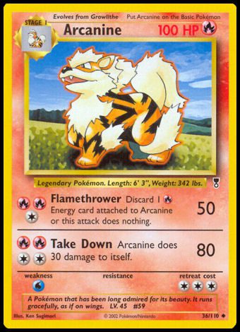 36/110 Arcanine