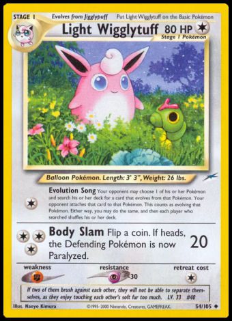 54/105 Light Wigglytuff