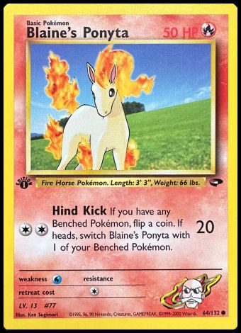 64/132 Blaine's Ponyta