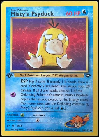 90/132 Misty's Psyduck