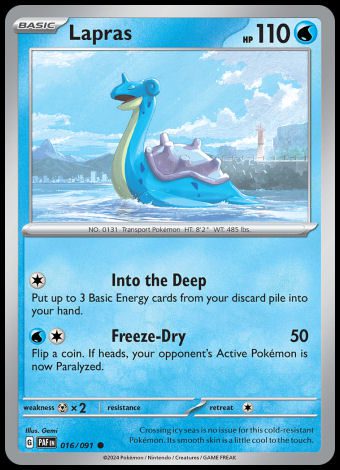 016/091 Lapras