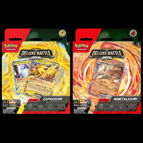 Deluxe Battle Decks Zapdos ex & Ninetales ex - Coded Yellow