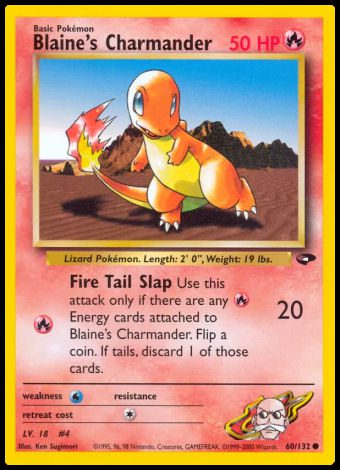 60/132 Blaine's Charmander