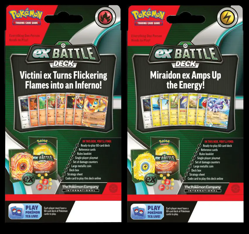 Victini ex & Miraidon ex Battle Decks