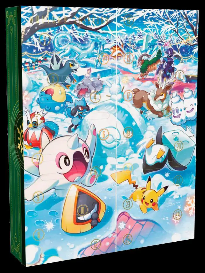 Pokémon Holiday Calendar 2024 Inside