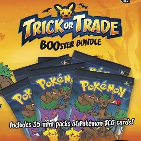 Pokémon Trick or Trade BOOster Packs 2024 - Coded Yellow