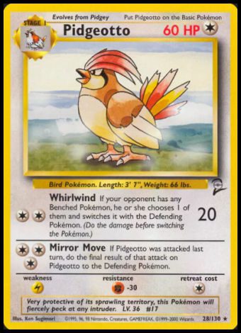 28/130 Pidgeotto