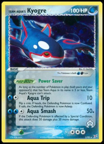 3/95 Team Aqua's Kyogre