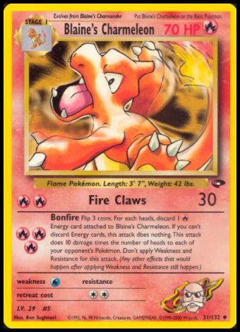 31/132 Blaine's Charizard