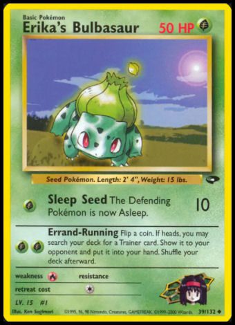 39/132 Erika's Bulbasaur