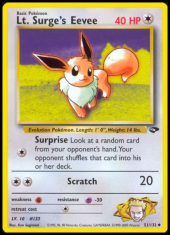 51/132 Lt Surge's Eevee