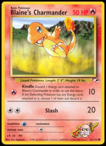 61/132 Blaine's Charmander