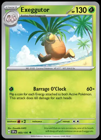 003/191 Alolan Exeggutor