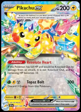 057/191 Pikachu ex