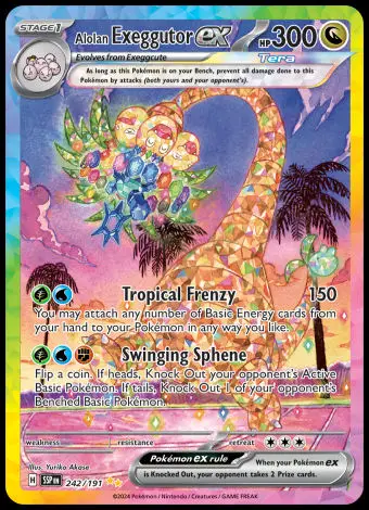 242/191 Alolan Exeggutor ex