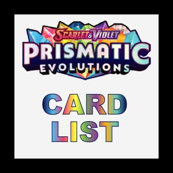 Prismatic Evolutions Card List