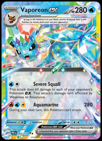 023/131 Vaporeon ex