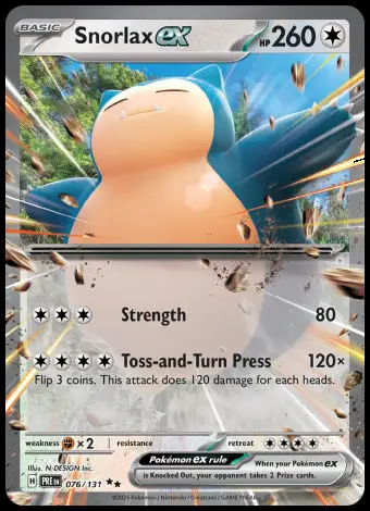 076/131 Snorlax ex